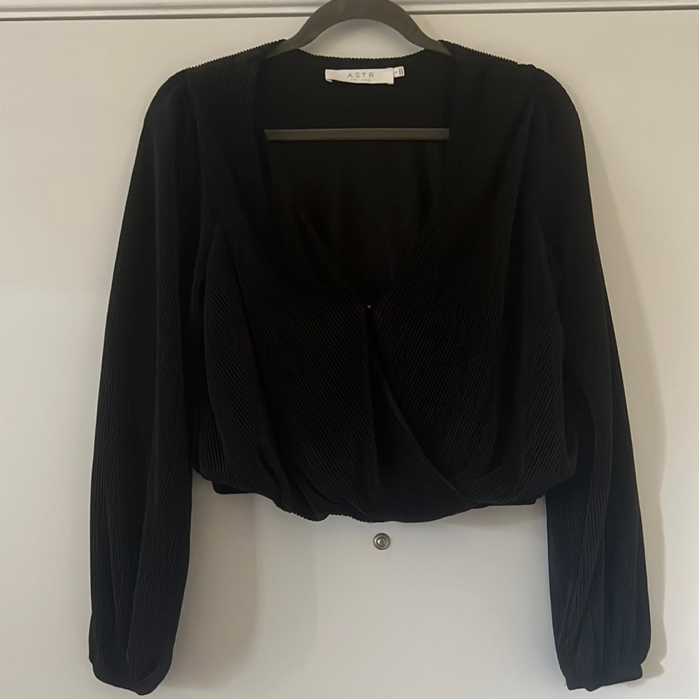 Pac Sun ASTR the Label black long sleeve shirt